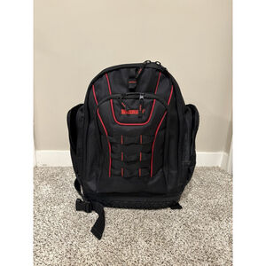 Westward 32PJ49 Tool Backpack 22 Pocket Black Polyester